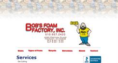 Desktop Screenshot of bobsfoam.com